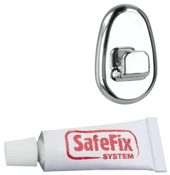 Комплект от 2 куки и лепило Silver Safefix - Metaltex