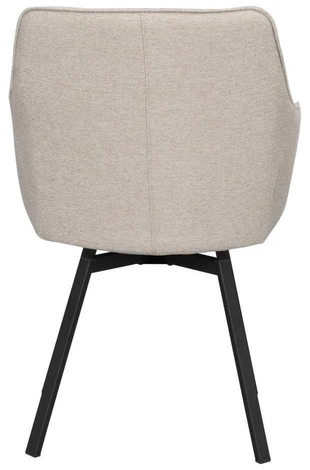 Бежови тапицирани трапезни столове в комплект 2 бр. Alison – Rowico