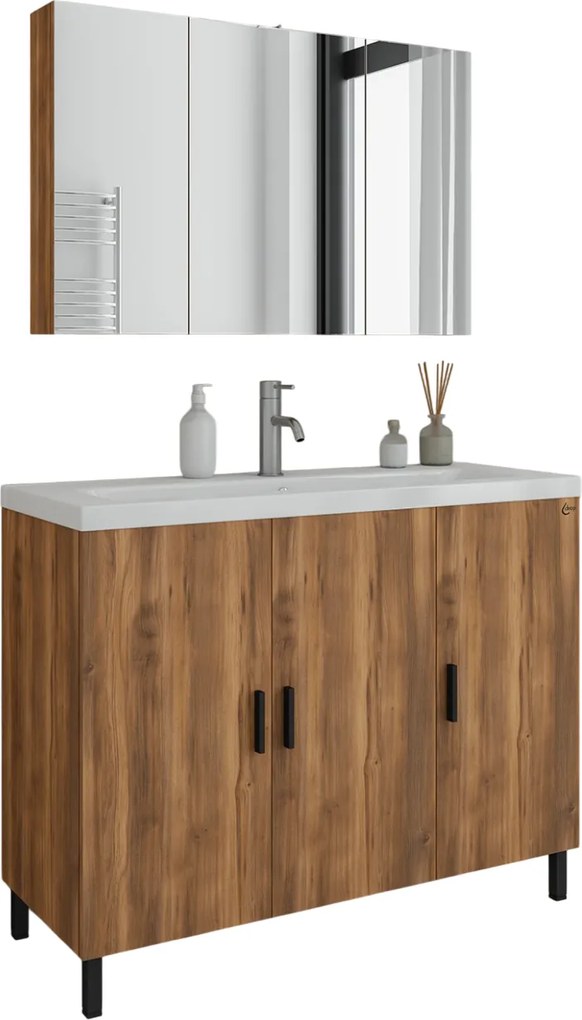 Комплект за баня Drop Roma 100-Кафяв