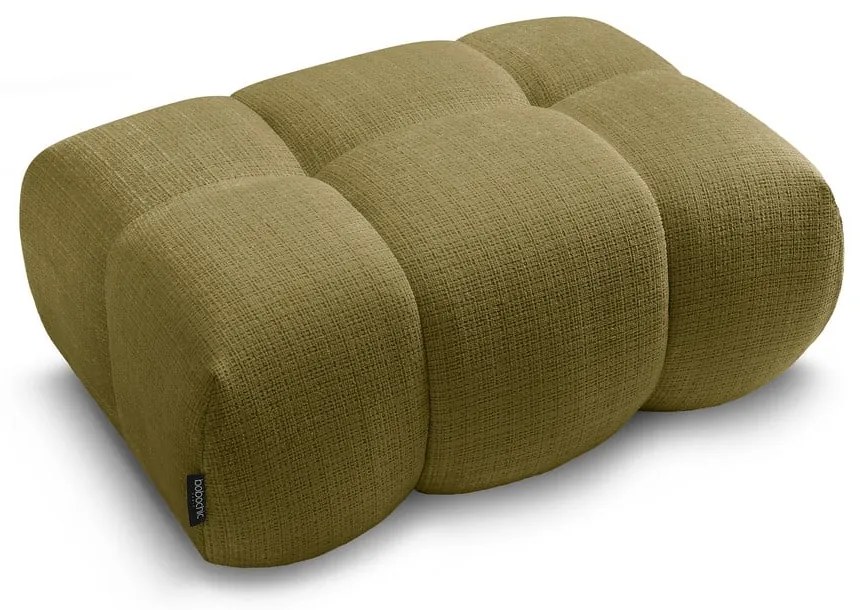 Зелена шенилова табуретка Ivane – Bobochic Paris