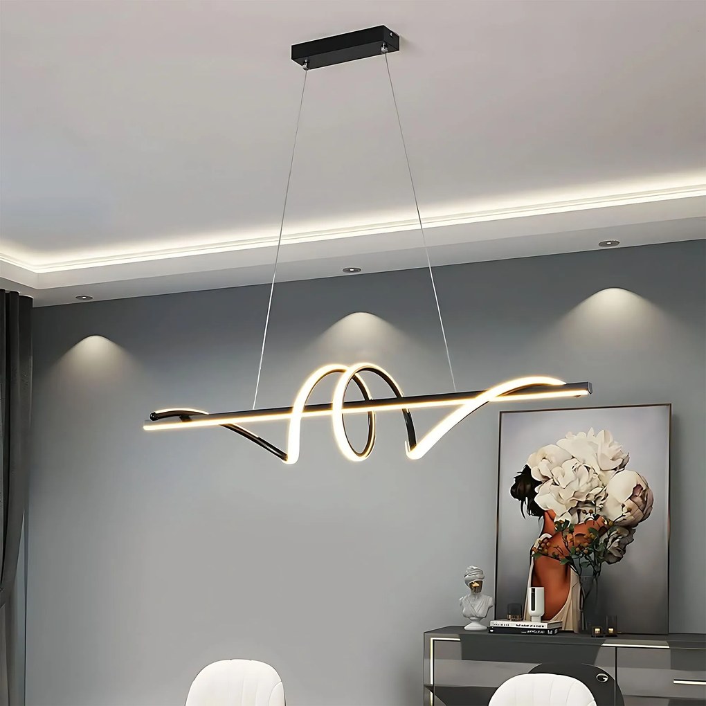 Lampa wisząca LHJ023-CP 120 cm BLACK