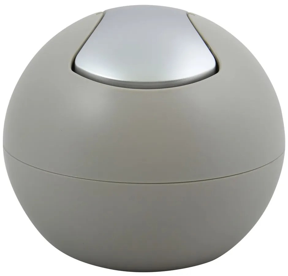 Кафяво-сиво пластмасово кошче за боклук 1 l Bowl Matt – Spirella