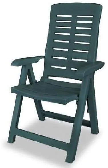 Градински PVC стол Ipae-Progarden YUM040VE, Зелен, 60 x 61 x 109 см