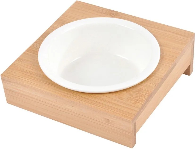 Бамбукова купа с основа за куче ø 12 cm – Love Story