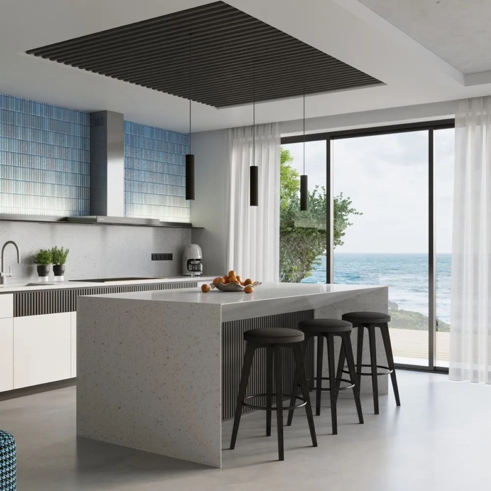 Черно висящо осветително тяло Gleam – Sollux