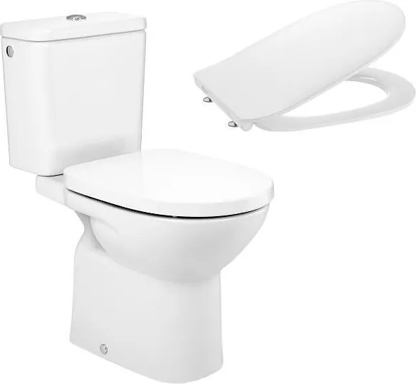 Моноблок Debba Round, седалка Slim забавено падане, долно захранване, A34299J000 + A341991000 + A801B22003