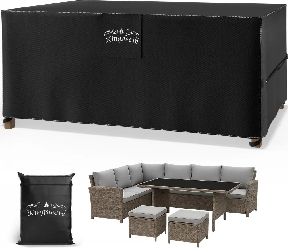 Водоустойчиво защитно покритие KINGSLEEVE® за градински мебели 125 x 125 x 74 cm