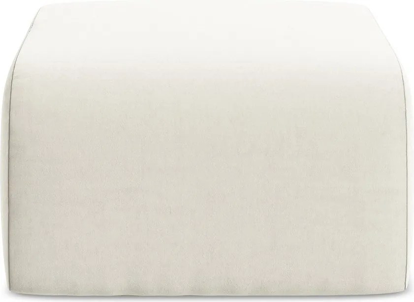 Бежова кадифена табуретка Lani – Makamii