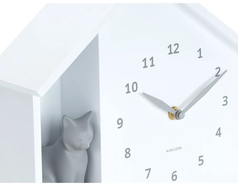 Стенен часовник Sitting Cat – Karlsson