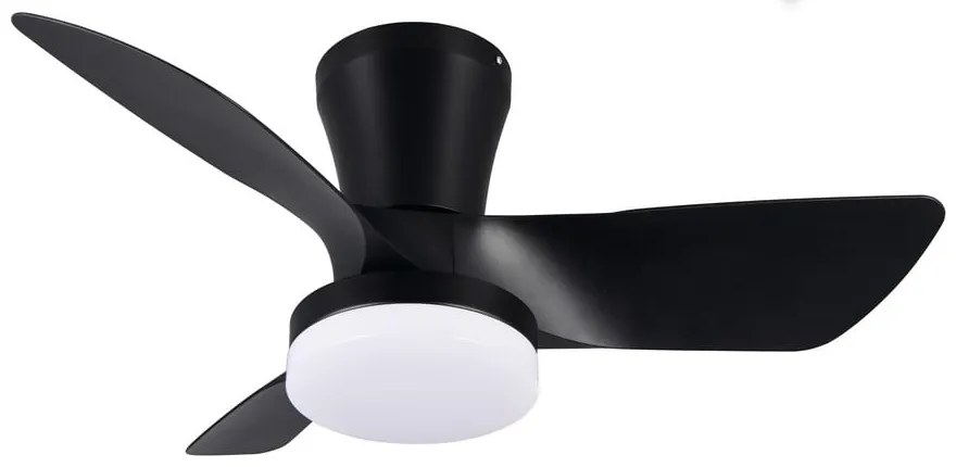 Черно LED осветително тяло за таван Randers – Reality