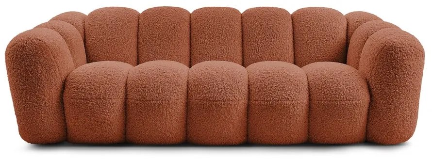 Диван от прежда с примки от букле в тухлен цвят 232 cm Hippolyte – Bobochic Paris