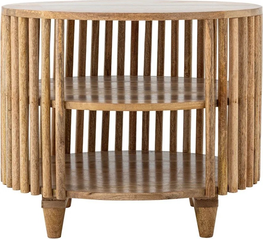 Кръгла масичка за кафе от масивно манго в естествен цвят ø 60 cm Sali – Bloomingville