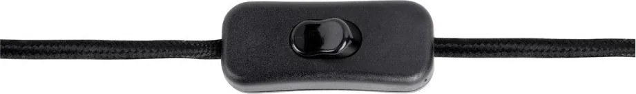 Черна метална настолна лампа (височина 50 cm) Grato Anillo – Leitmotiv