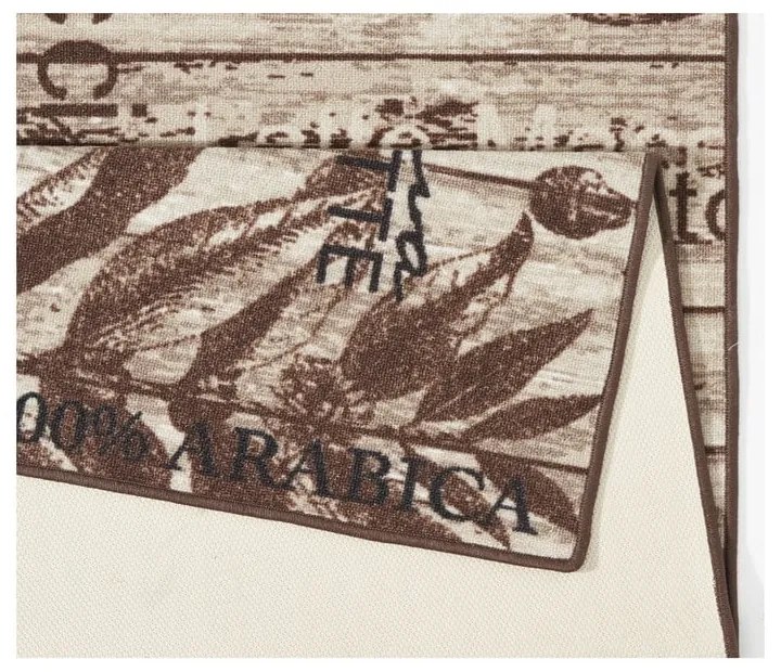 Кафяв кухненскиа пътека Delicious Coffee, 67 x 180 cm Delicious Coffee - Hanse Home