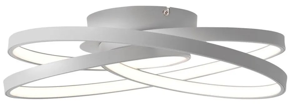 Brilliant - LED Плафониера LABYRINTH LED/40W/230V Ø 39,5 см сив
