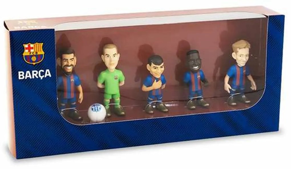 Комплект фигури Minix FC Barcelona 5 Части 7 cm