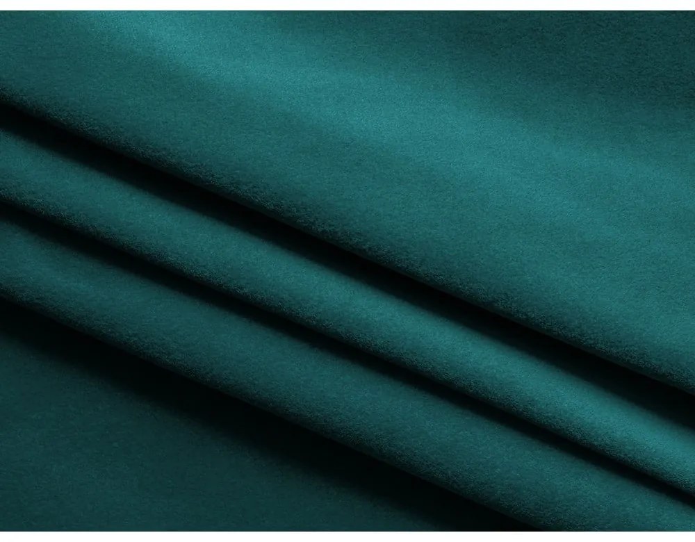 Тюркоазен кадифен ъглов диван Ekahi – Makamii