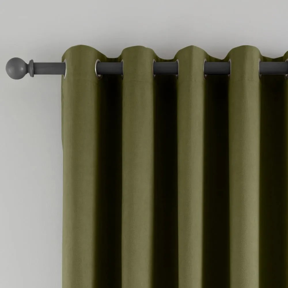 Затъмняващо/термо перде за врата в цвят каки 168x213 cm Wilson – Catherine Lansfield