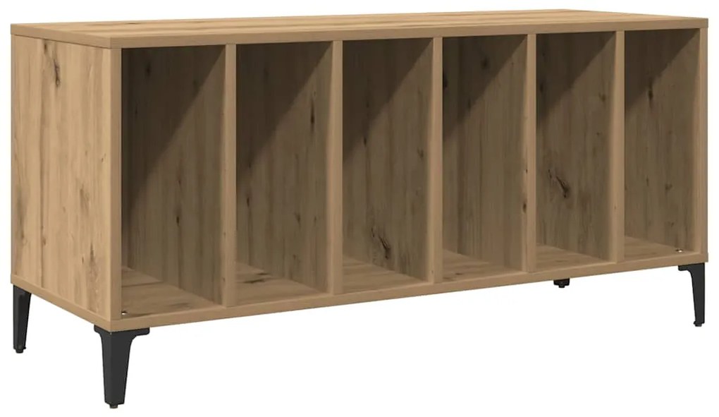 857170 vidaXL Шкаф за плочи Artisan Oak 100x38x48 cm Инженерна дървесина