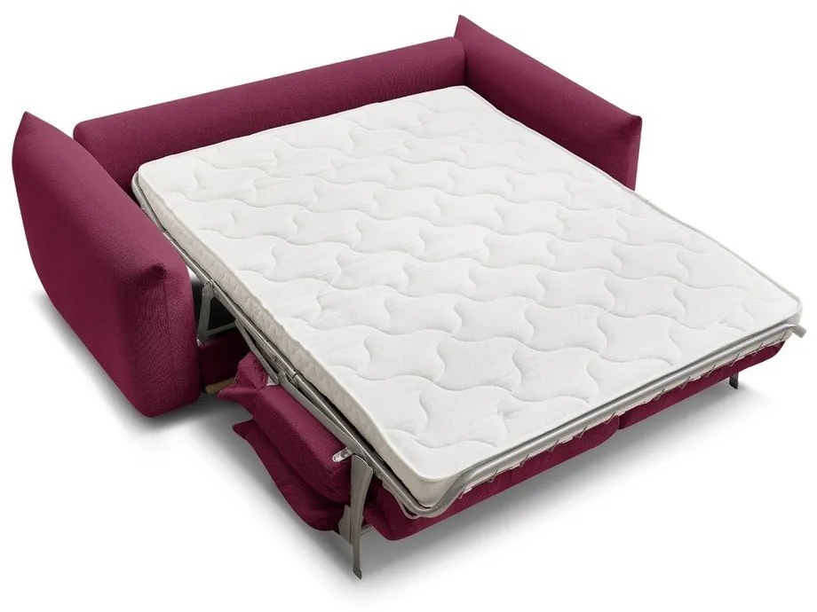 Сгъваем диван в цвят бордо 214 cm Ernest – Bobochic Paris