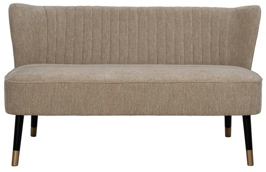 Бежов шенилов диван 134 cm Glam – Ixia