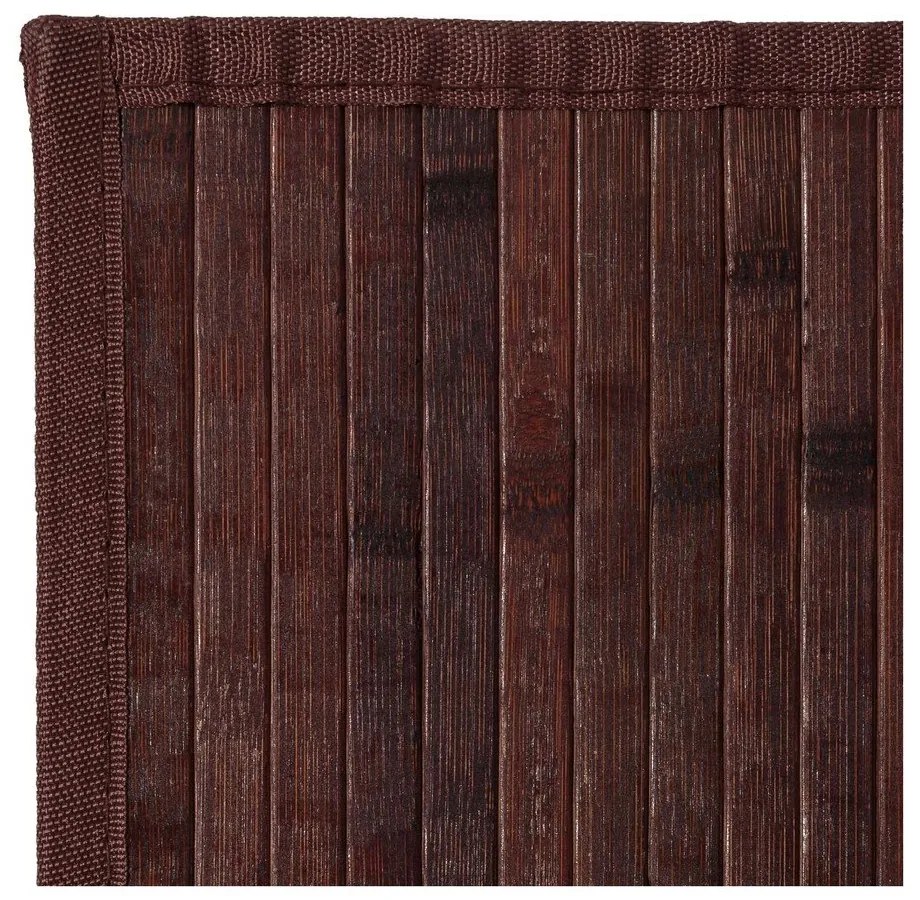 Тъмнокафяв бамбуков килим 60x200 cm - Casa Selección
