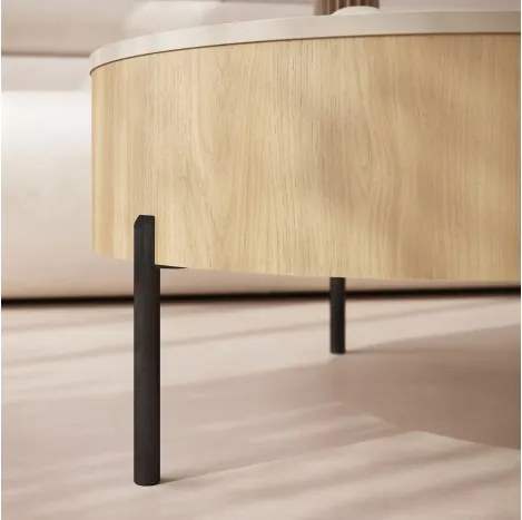 ФРИДА Бежово [Шампанско] / Оазис Дъб – МОДЕРНА ХОЛНА МАСА С ПОВДИГАЩ ПЛОТ И СКРИТО ПРОСТРАНСТВО ЗА СЪХРАНЕНИЕ