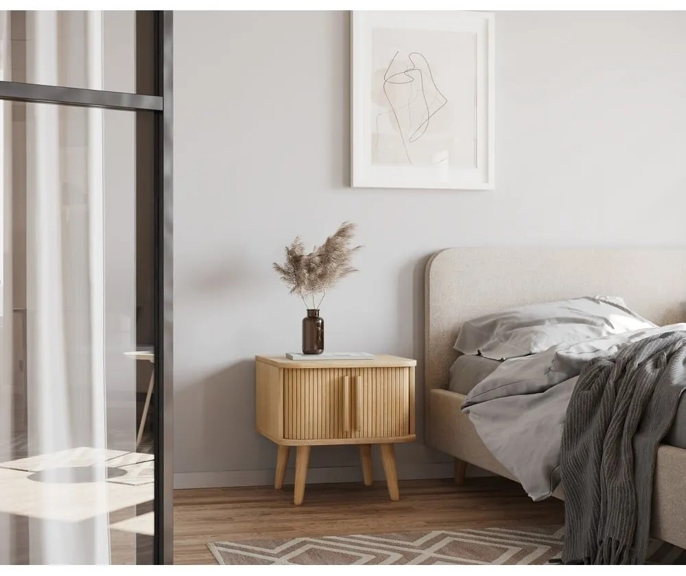 Нощно шкафче от дъбова дървесина Rove - Woodman