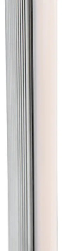 Модерна подова лампа хром с LED 3-степенна димируема - Line-up