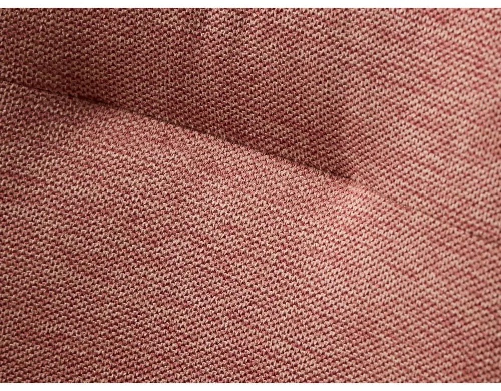 Розов тапициран трапезен стол с подлакътници Roxana – Unique Furniture