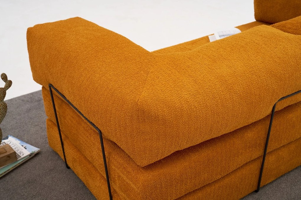 Троен диван Comfort, цвят Оранжев