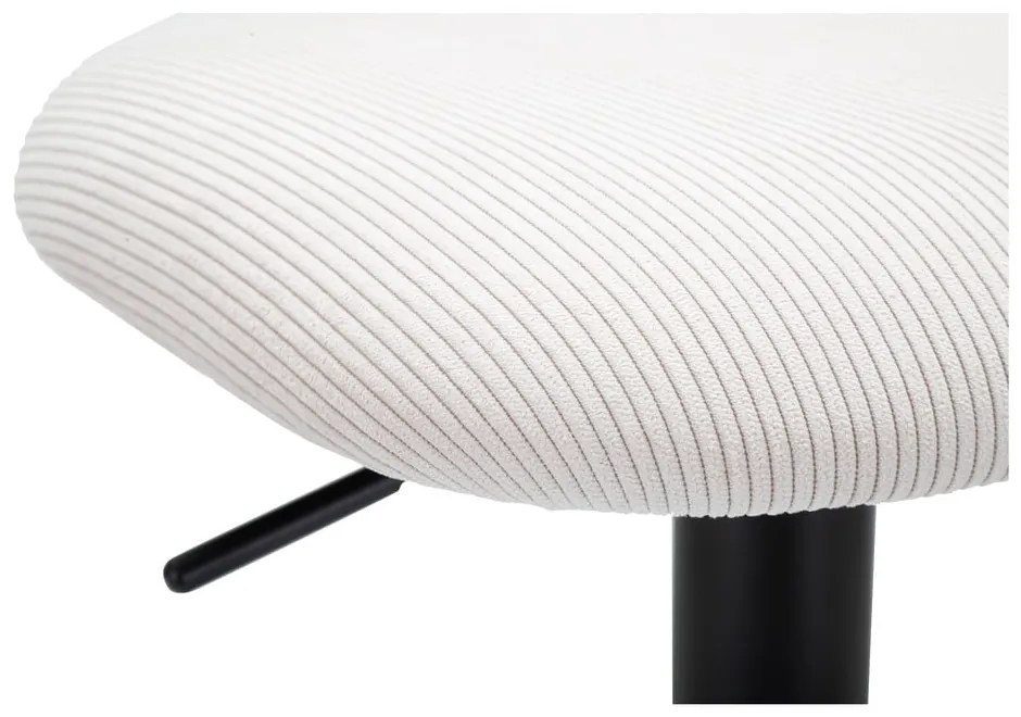 Бяло-черен бар стол с регулируема височина (височина на седалката 61 cm) Tina – Mauro Ferretti