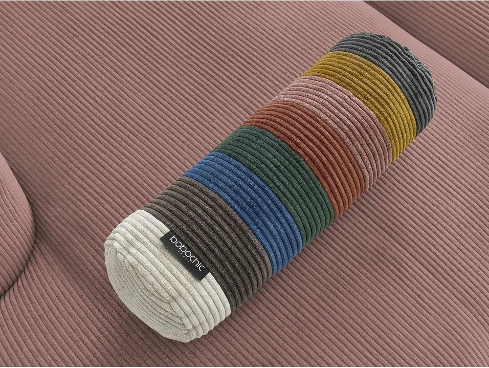 Розов ъглов диван от рипсено кадифе Belair – Bobochic Paris