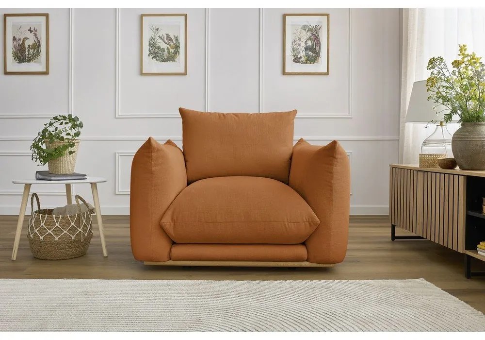 Оранжево кресло Ernest – Bobochic Paris