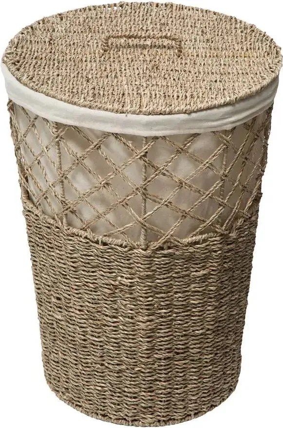 Кош за пране 5five, Кръгъл, Ротанг, 41 l