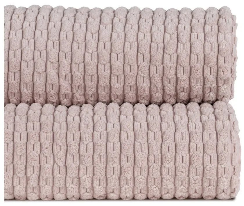 Розово капитонирано покривало за легло 230x260 cm – Ixia