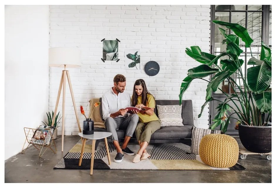 Горчично жълт диван Jagger pouf - Bonami Essentials