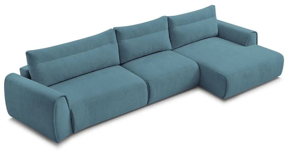 Син ъглов диван Aden – Bobochic Paris