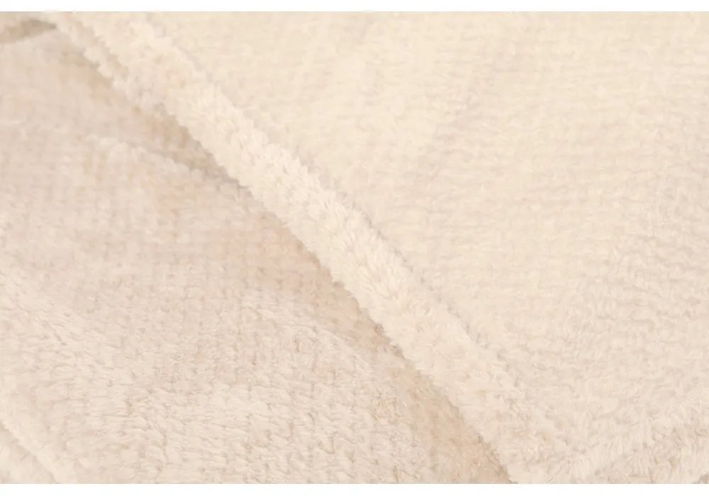 Одеяло от микроплюш в цвят слонова кост 150x200 cm Pippa – Tiseco Home Studio