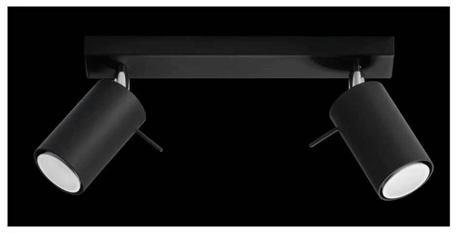 Черен прожектор 8x30 cm Etna – Sollux