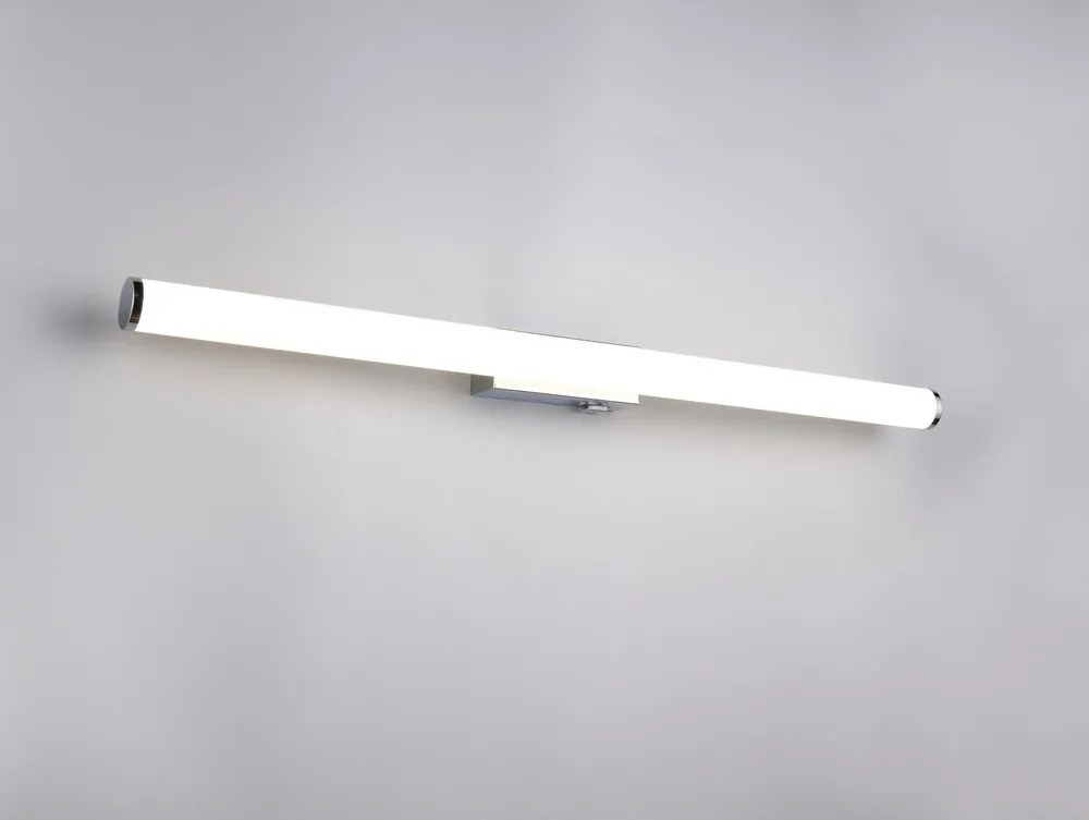 LED стенна лампа в лъскаво сребристо Mattimo – Trio