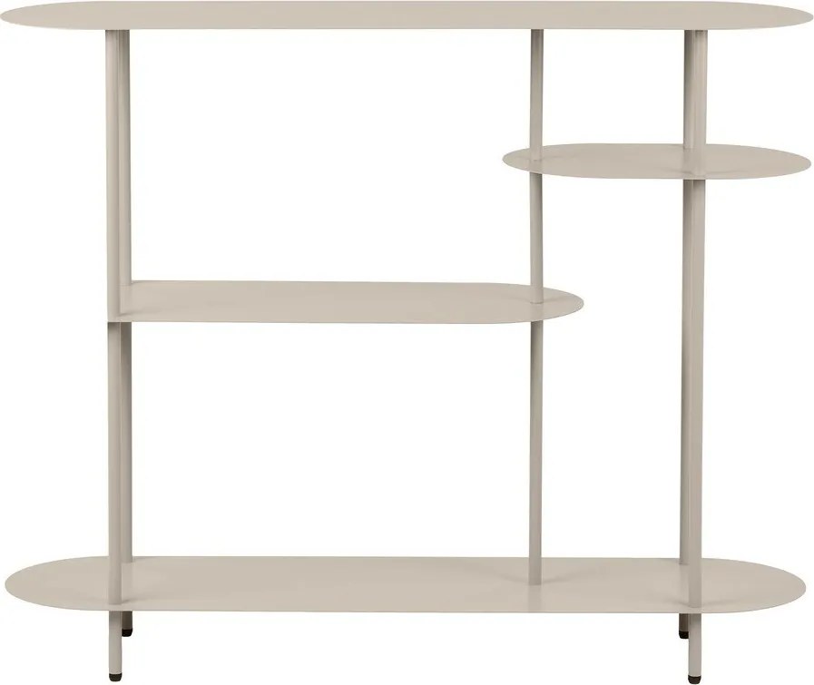Бежов метален стелаж 118x97x31 cm Rieti – House Nordic
