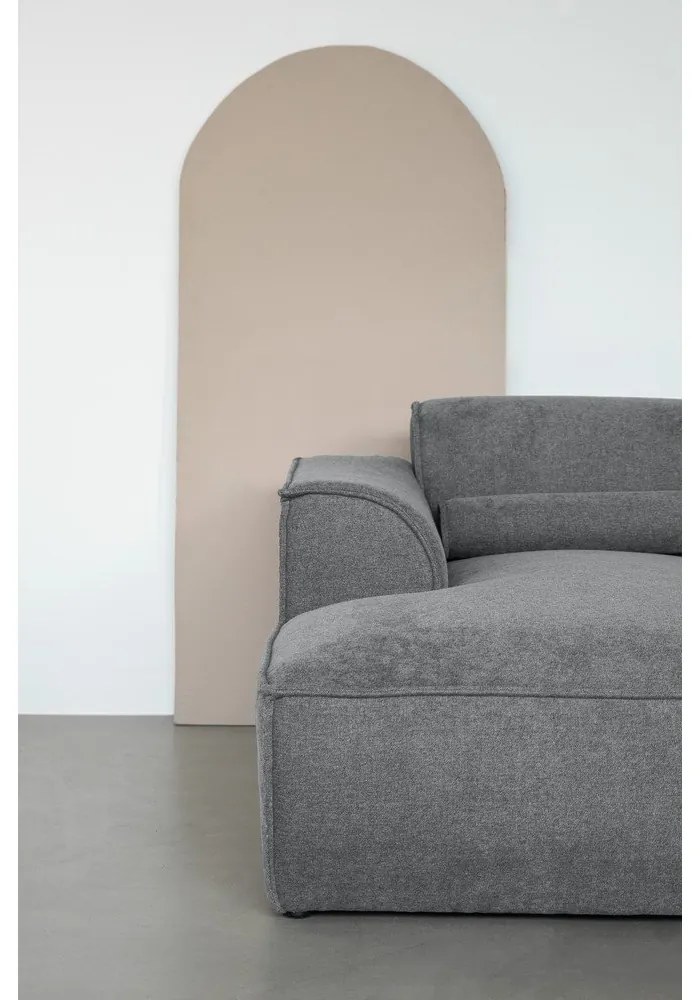 Сив ъглов диван (ляв ъгъл) Flex Felix – Miuform