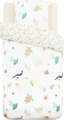 Детско двулицево спално бельо atmosphera Sea, 140×200 cm, Памук