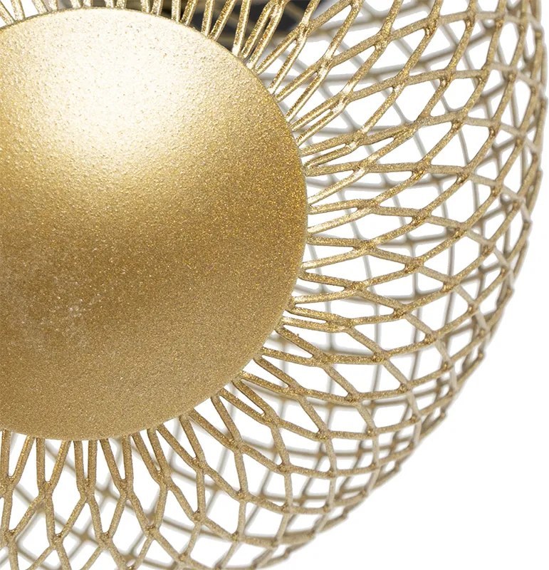 Прожектор черен със злато регулируем - Athens Wire