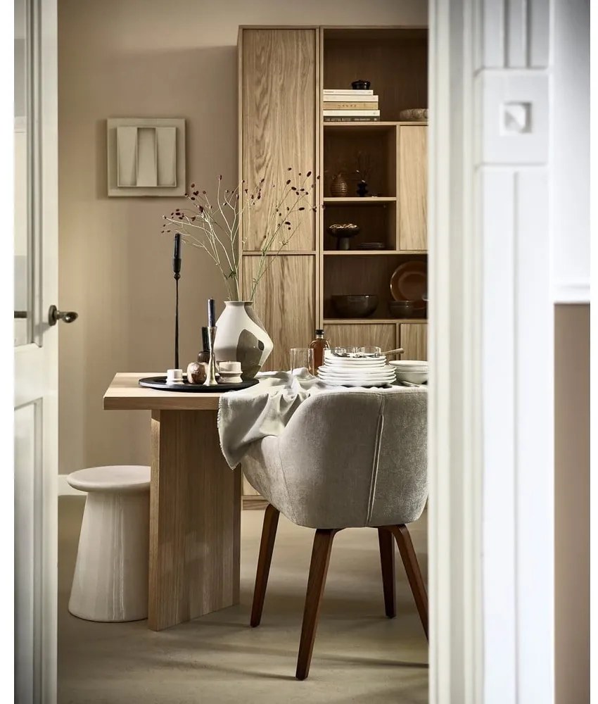 Модулна библиотека от декор от дъб в естествен цвят 157x199 cm Modulair – vtwonen