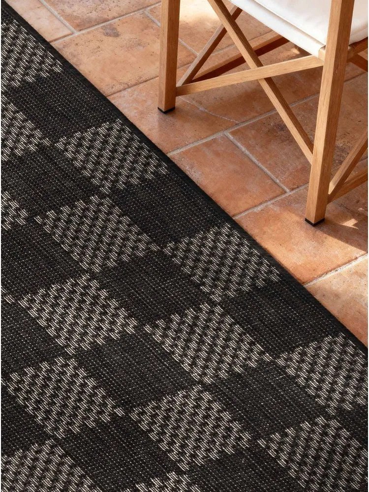 Черна/кремава пътека за открито и закрито 80x200 cm Haringey Dorothy – Ted Baker