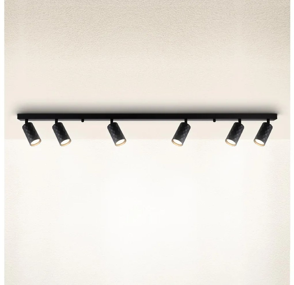 Brilagi - Спот осветително тяло SELE DIAMANT 6xGU10/30W/230V черно