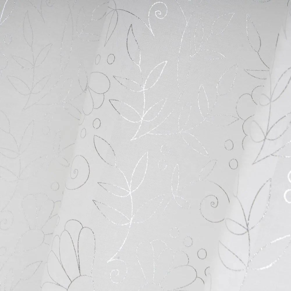 Бяло-сребриста завеса 140x260 cm Pucka – Casa Selección