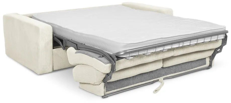 Бежов разтегателен диван от рипсено кадифе 195 cm Nona – Makamii